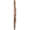 Ekena Millwork Rose and Ribbon Ceiling Medallion (Canopies up to 4"), 23 5/8"OD x 4"ID x 1 1/2"P, Polished Copper CM23ROPOS - alternate 2